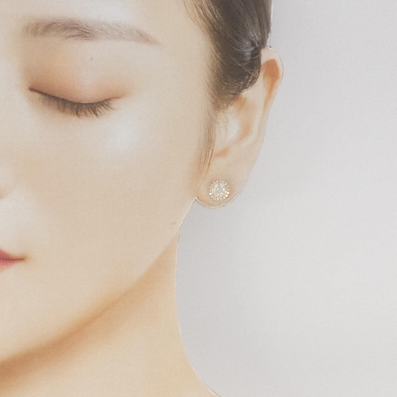 【リメイク】K18YG ダイヤモンド ピアス 0.60CT