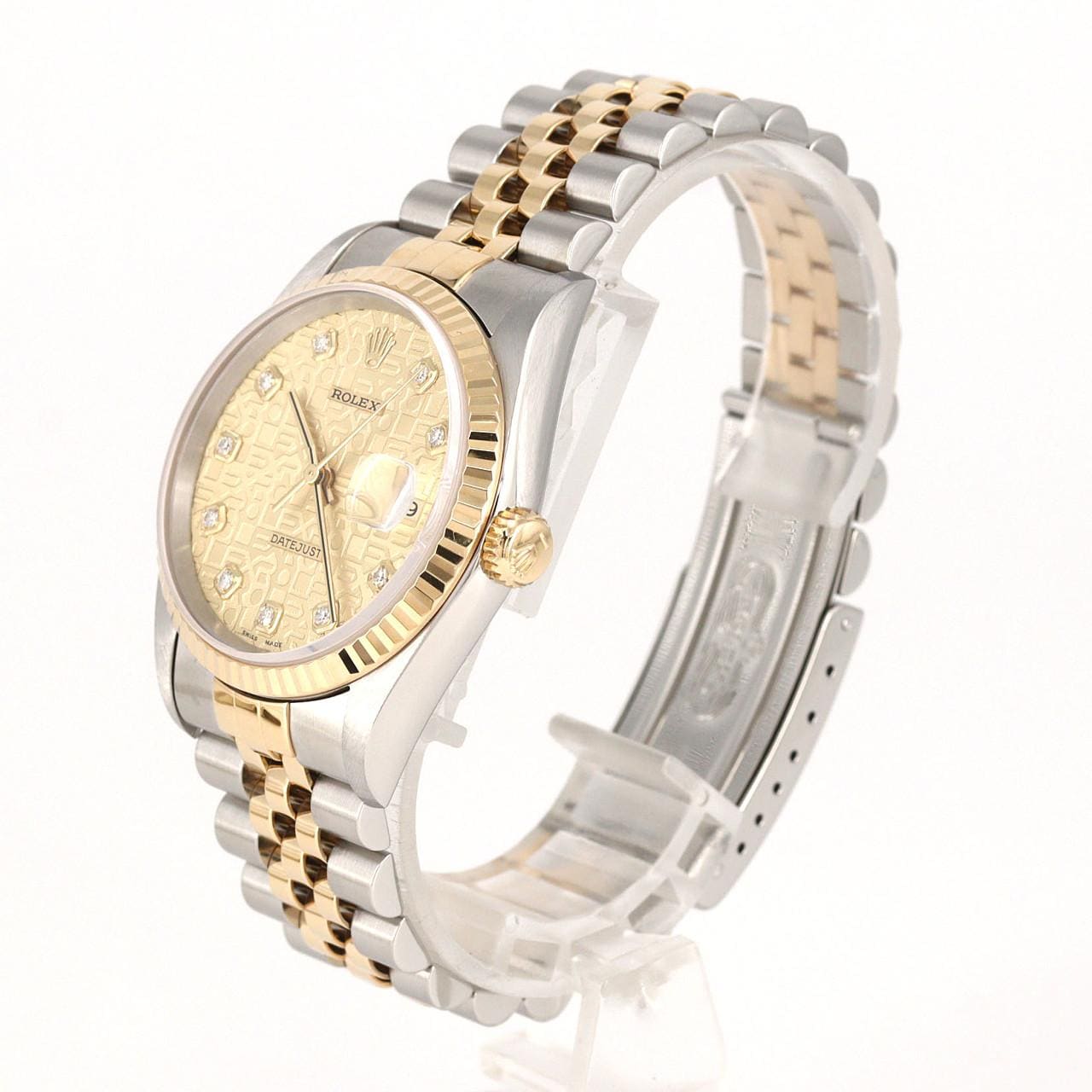 ロレックス デイトジャスト 16233G SSxYG 自動巻 W番