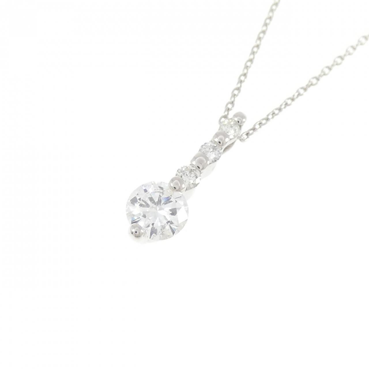 PT900/PT850 ダイヤモンド ネックレス 0.459CT