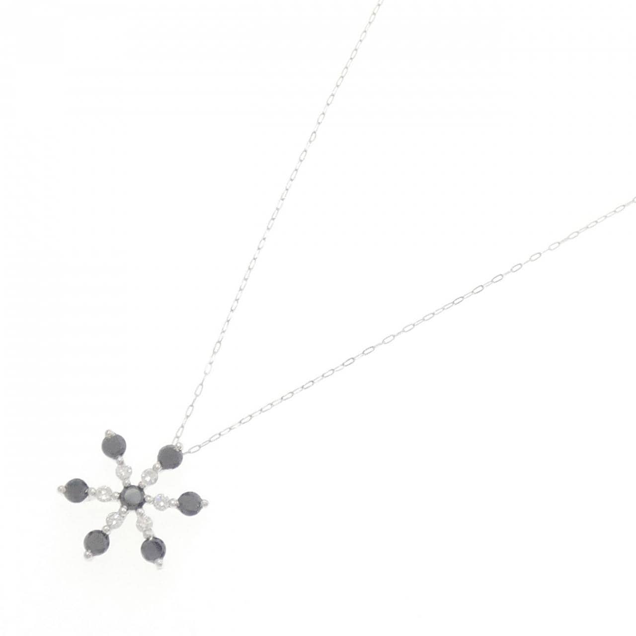 K14WG/K10WG ダイヤモンド ネックレス 0.71CT