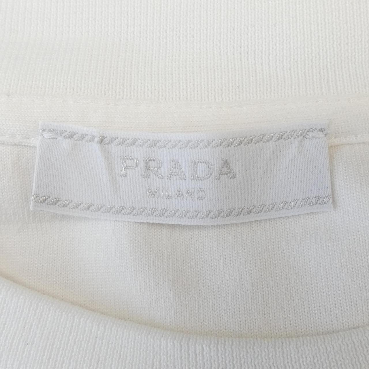 プラダ PRADA テクニカルコットンTシャツ UJN897 SOOO 14LB Tシャツ