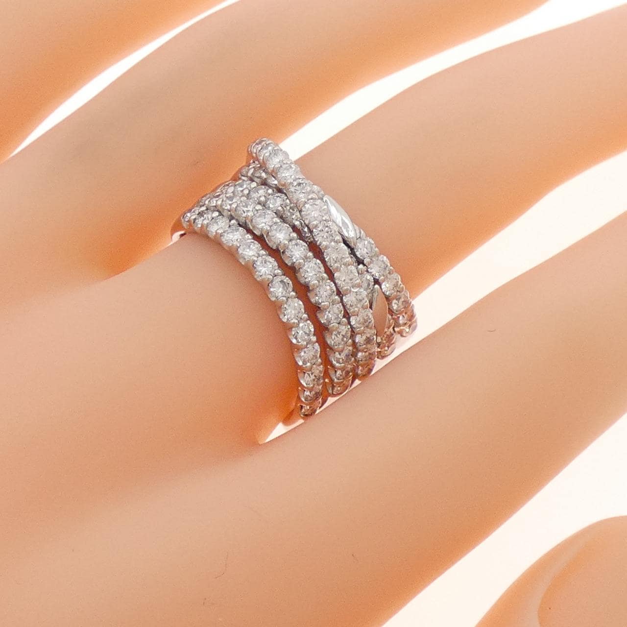PT900 ダイヤモンド リング 1.85CT