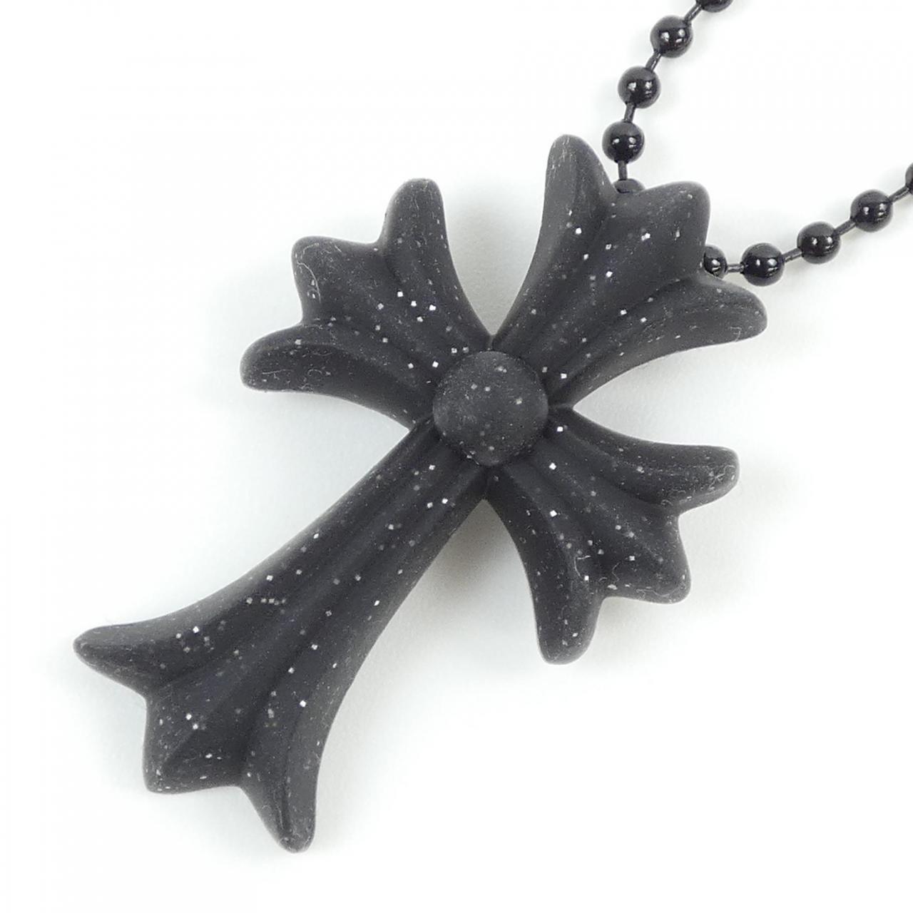 クロムハーツ CHROME HEARTS CH CRS SML PLSTC MATTE BLK GLR BALL CHAI 604175364AHXXXX445 ペンダント