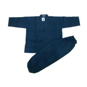 【未使用品】男物　作務衣　藍染　Ｌサイズ