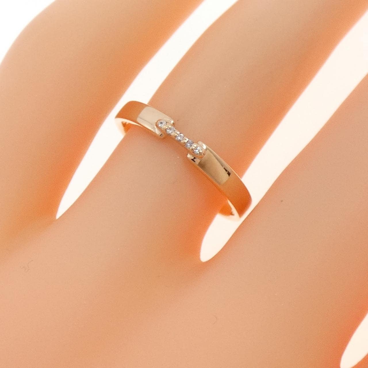 K10PG ダイヤモンド リング 0.016CT