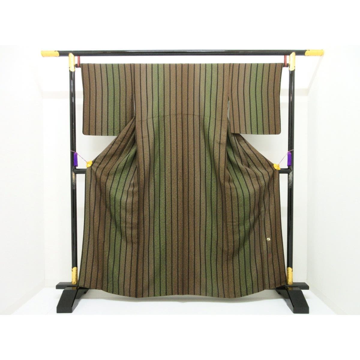 小紋　甲斐泰造　螺鈿入り　身幅Ｌ寸