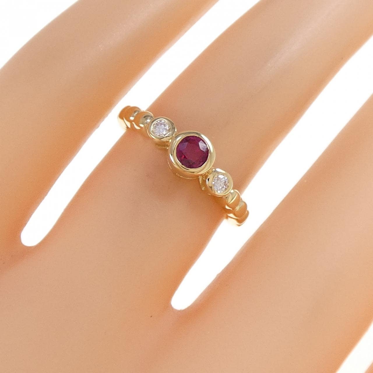 ミキモト ルビー リング 0.20CT