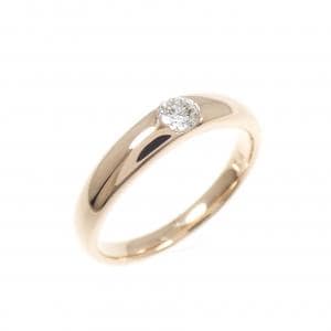 K14PG ダイヤモンド ピンキー リング 0.09CT