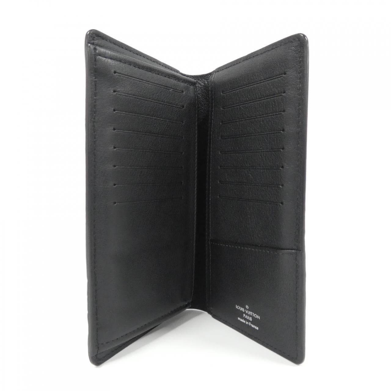 LOUIS VUITTON Taurillon Monogram + Exotic Leather Portefeuille Brazza N81872 Wallet