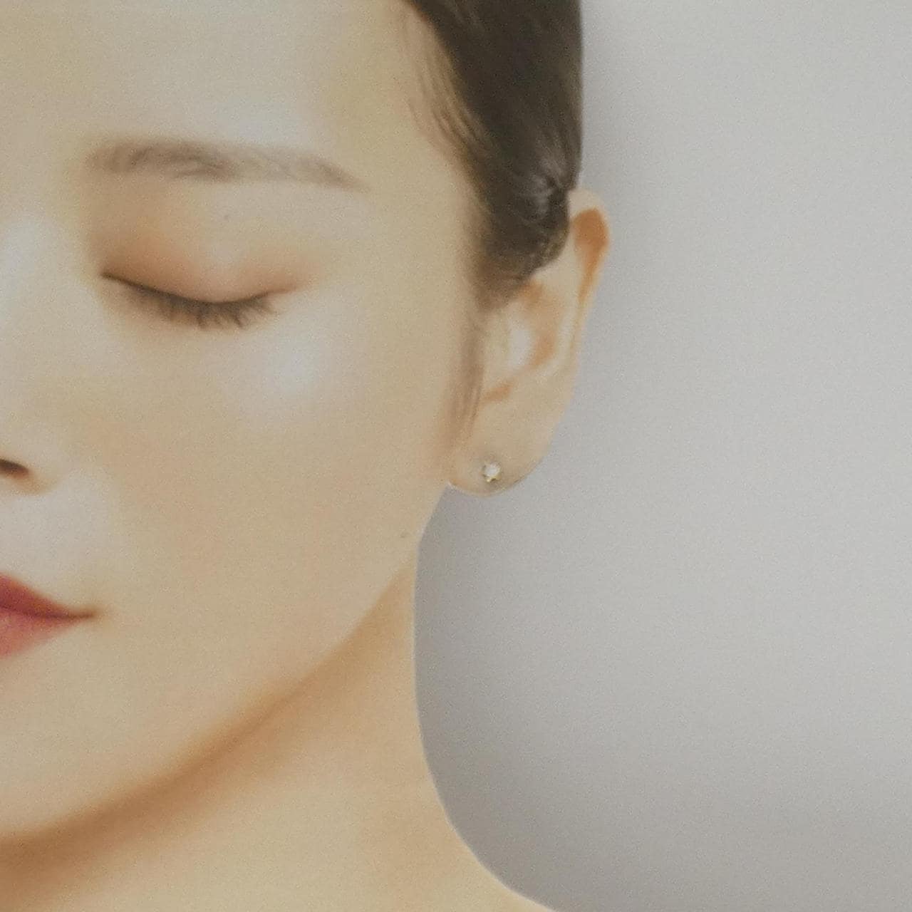 K18YG ダイヤモンド ピアス 0.16CT