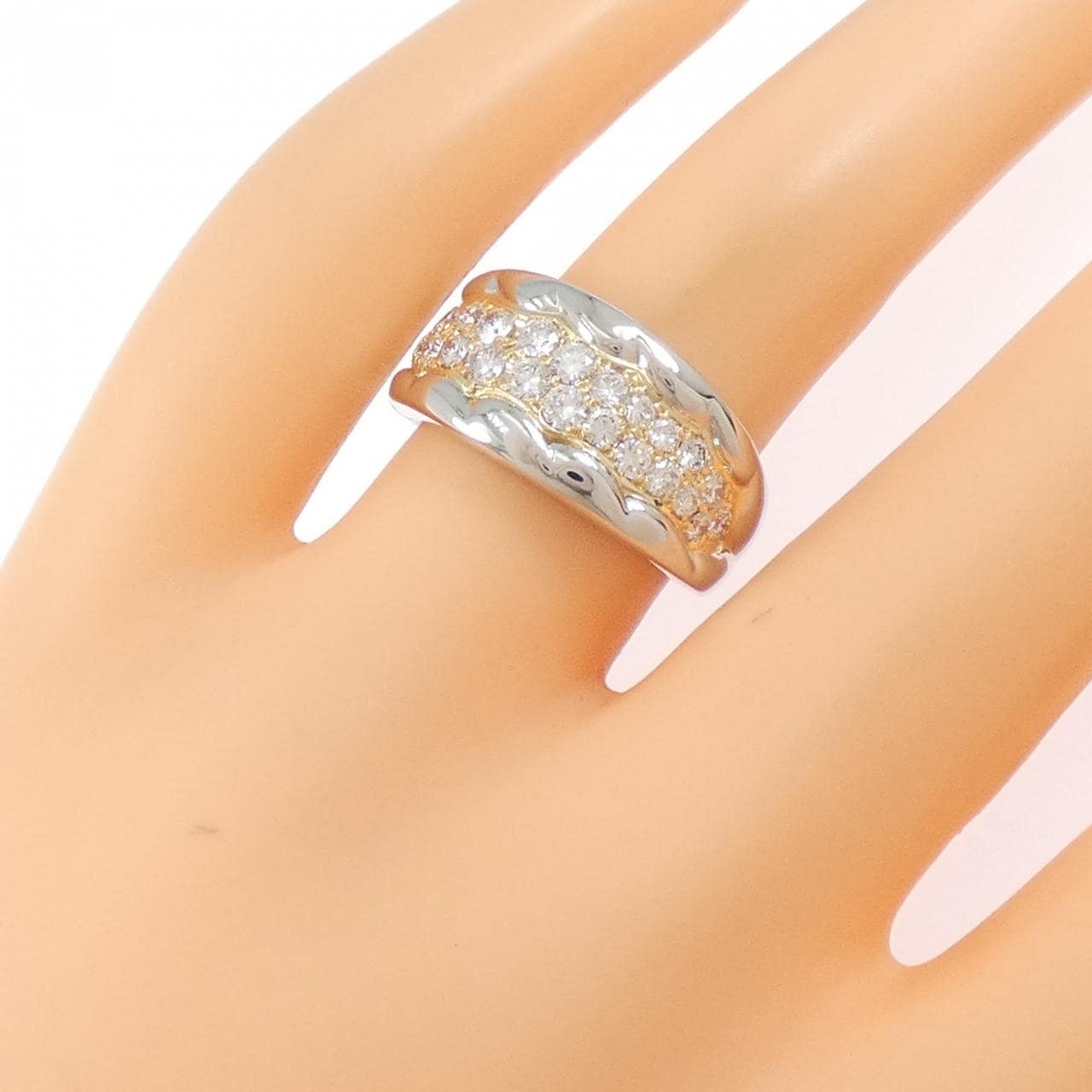 PT900/750YG ダイヤモンド リング 0.83CT