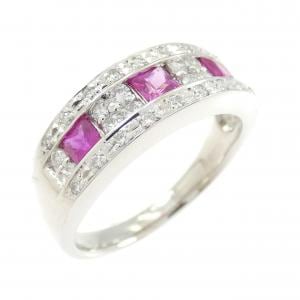 PT900 ルビー リング 0.50CT