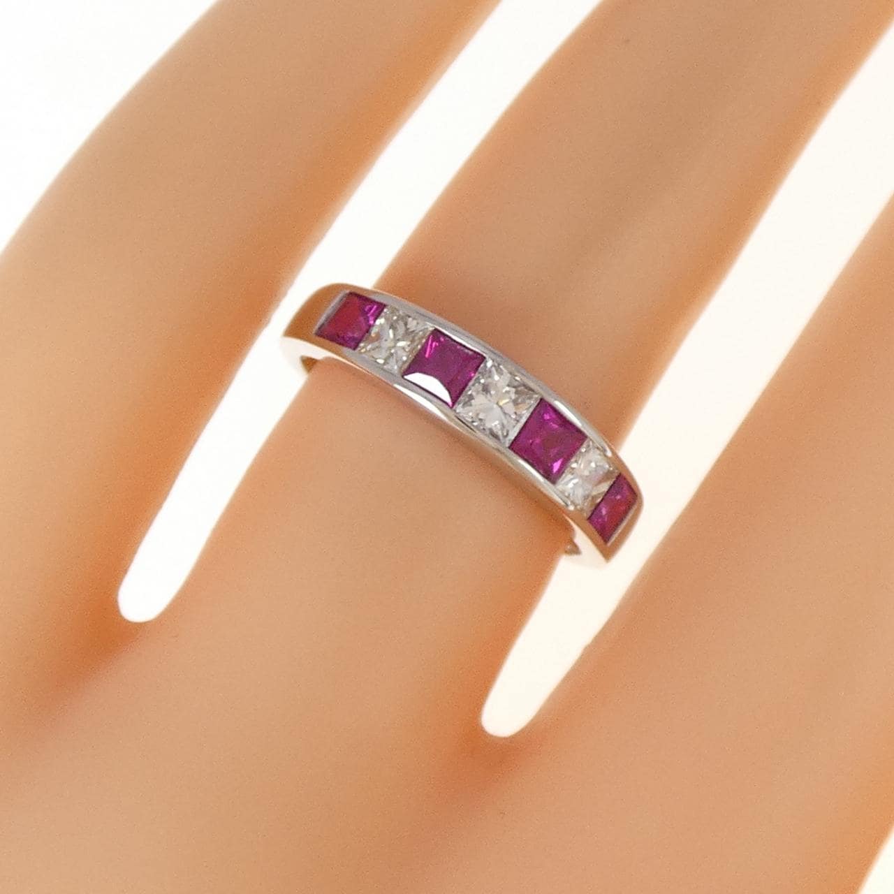 PT900 ルビー リング 0.62CT
