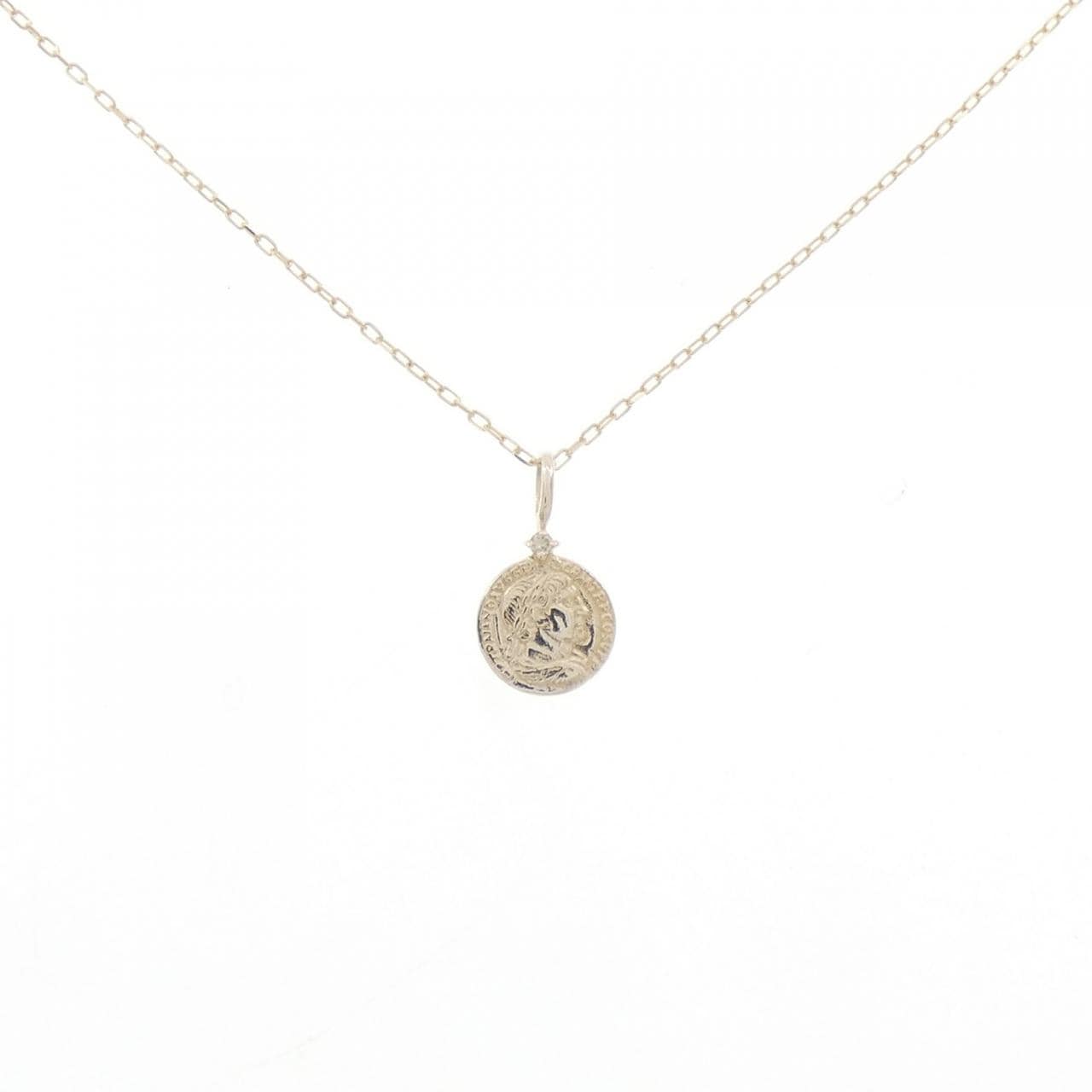 K10YG ダイヤモンド ネックレス 0.01CT