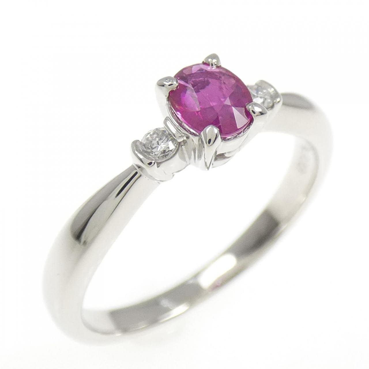PT900 ルビー リング 0.39CT