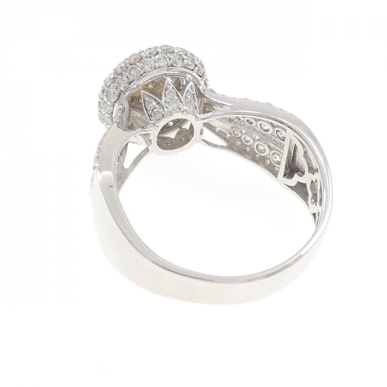 K18WG ダイヤモンド リング 1.55CT