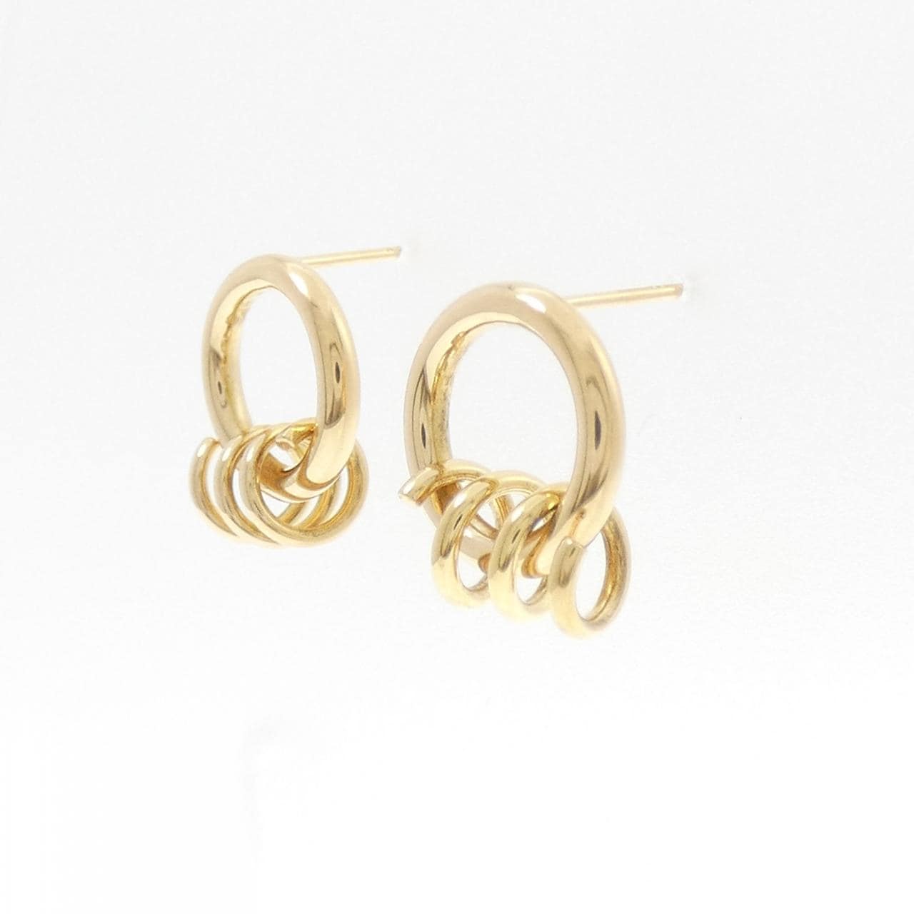 K18YG earrings