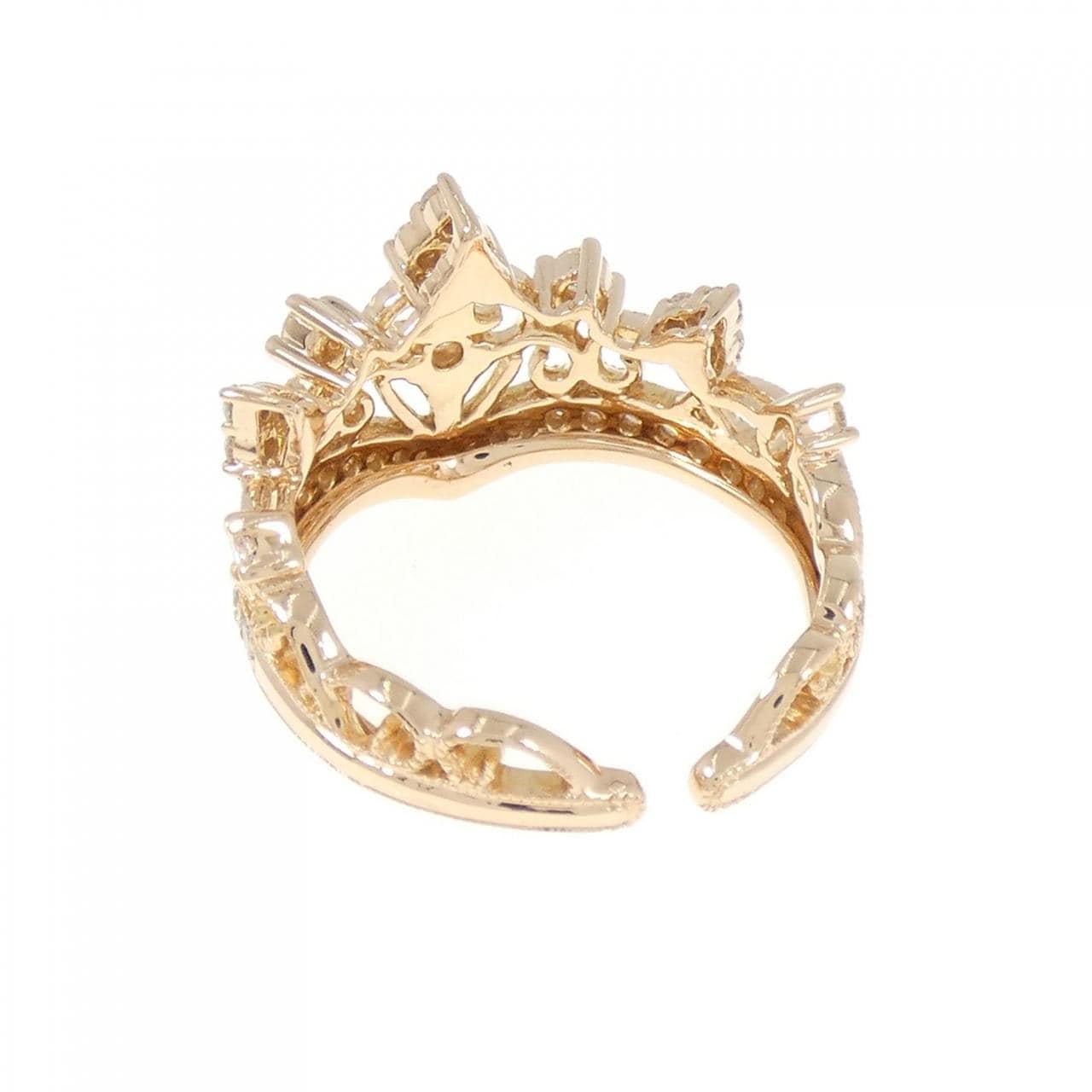 750PG Tiara Diamond Ring 0.50CT