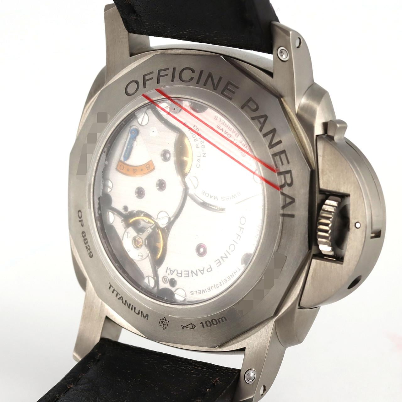 パネライ ルミノール1950レフトハンド8DAYSチタニオ PAM00368 TI 手巻