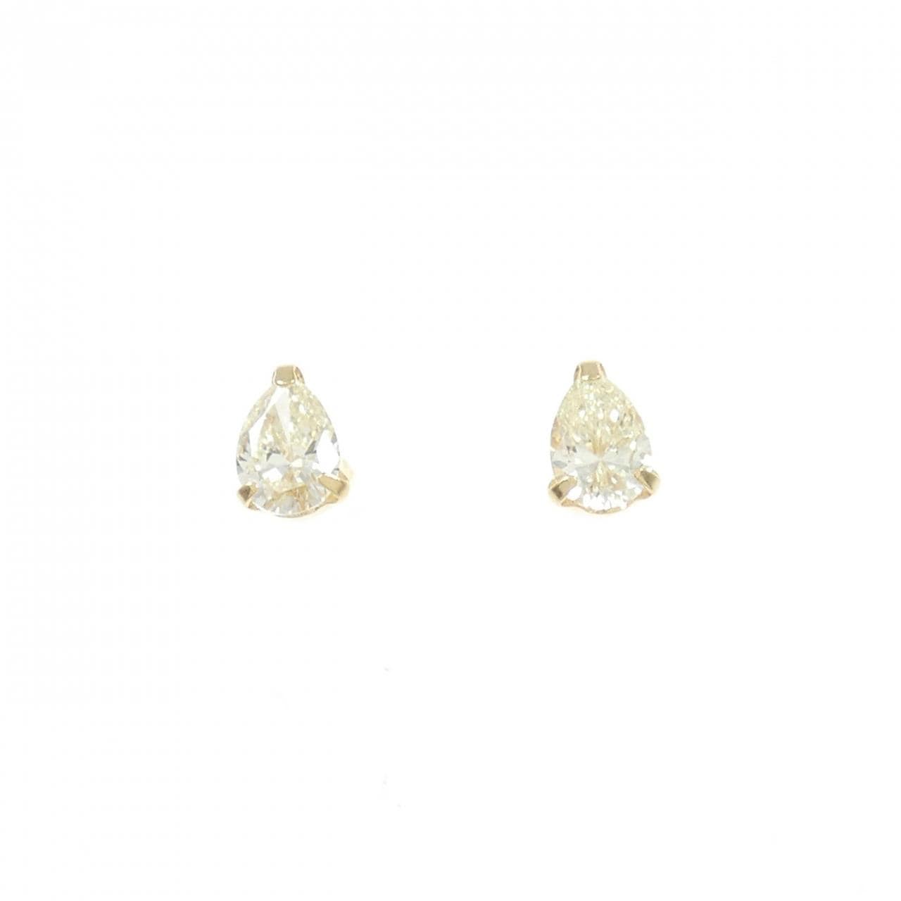 K18YG/K18WG ダイヤモンド ピアス 0.32CT（K18YG ダイヤモンド