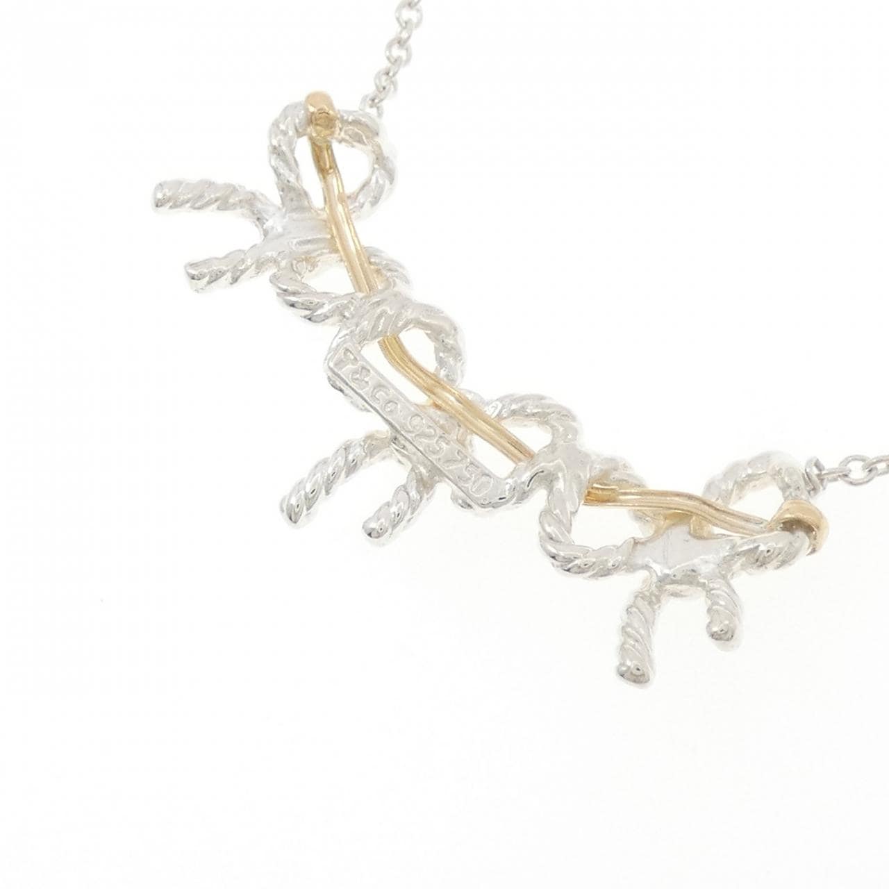 ティファニー 925/750YG ネックレス