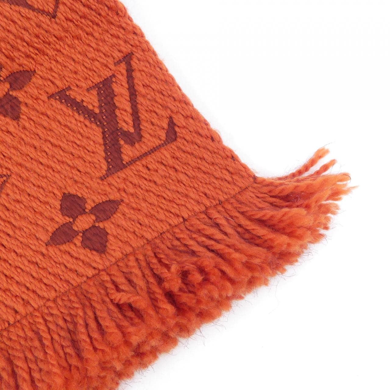 ルイヴィトン LOUIS VUITTON エシャルプ ロゴマニア M75095 MUFFLER