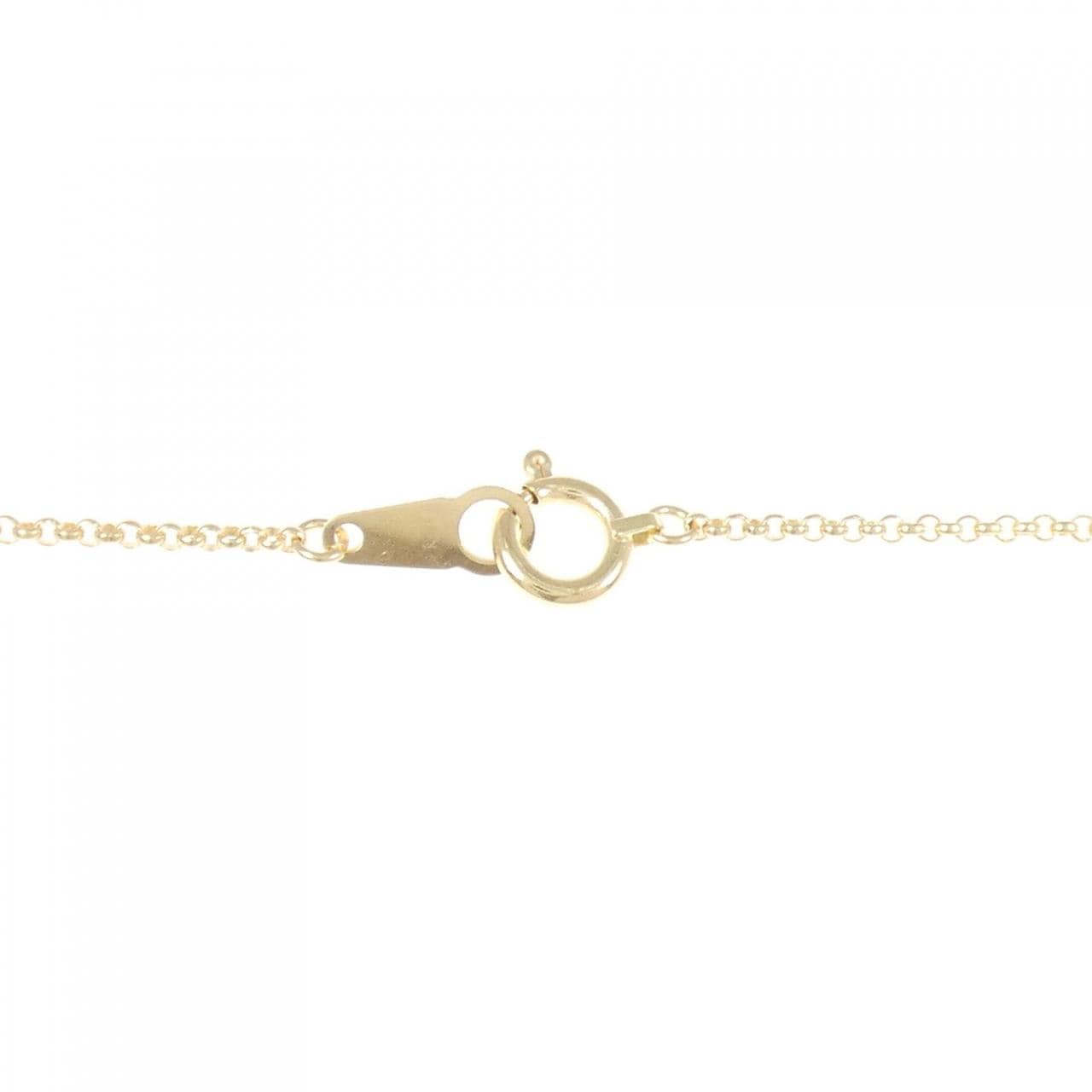 K18YG エメラルド ネックレス 0.44CT