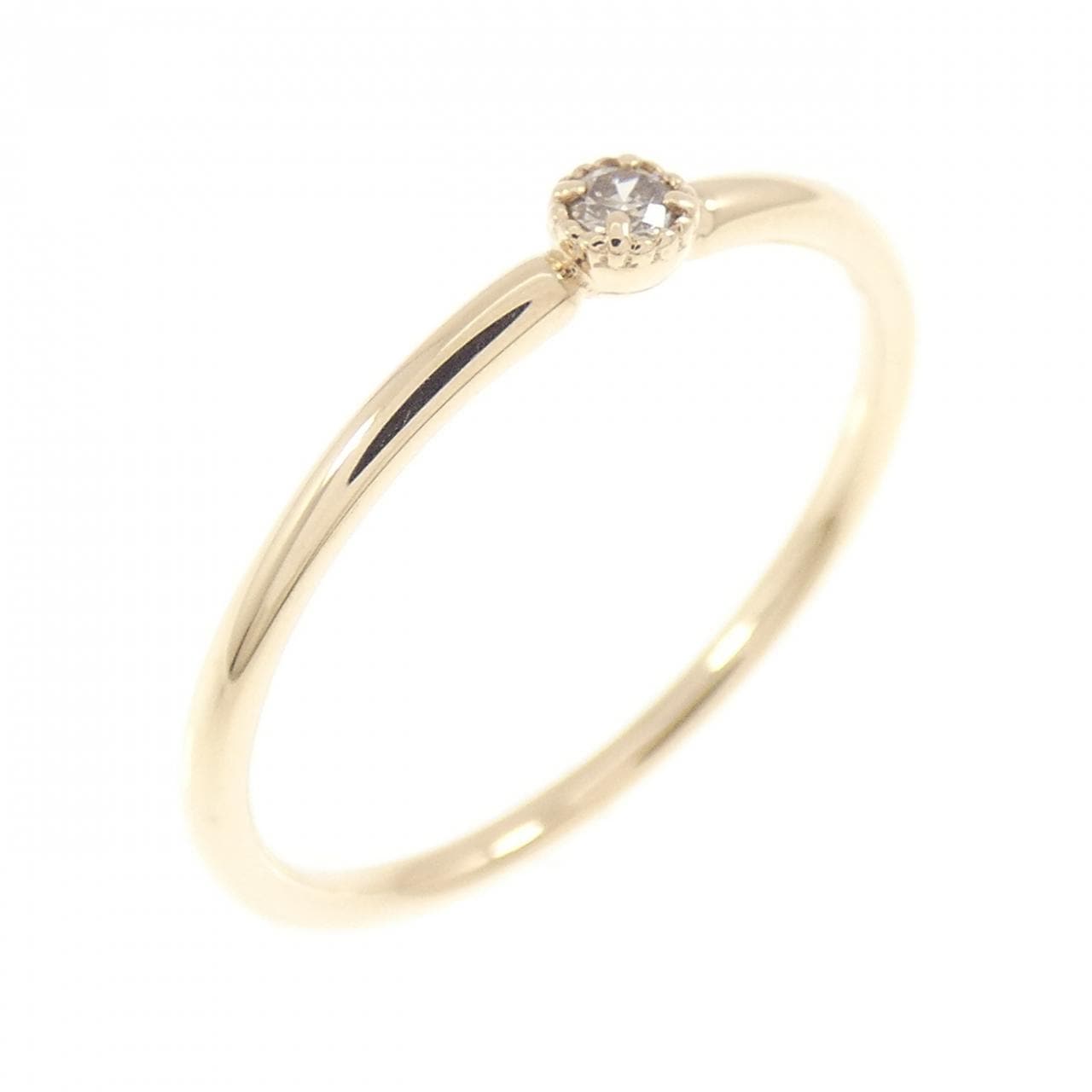 アガット ダイヤモンド リング 0.03CT