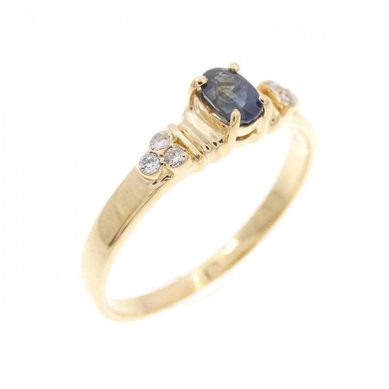 K18YG サファイヤ リング 0.25CT