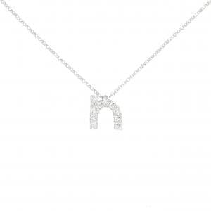 K18WG ダイヤモンド ネックレス 0.19CT