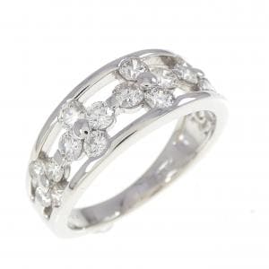 PT900 フラワー ダイヤモンド リング 1.00CT