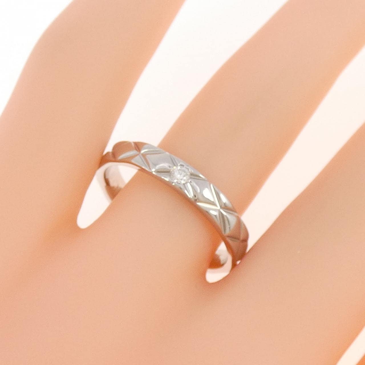 シャネル マトラッセ ラージ リング