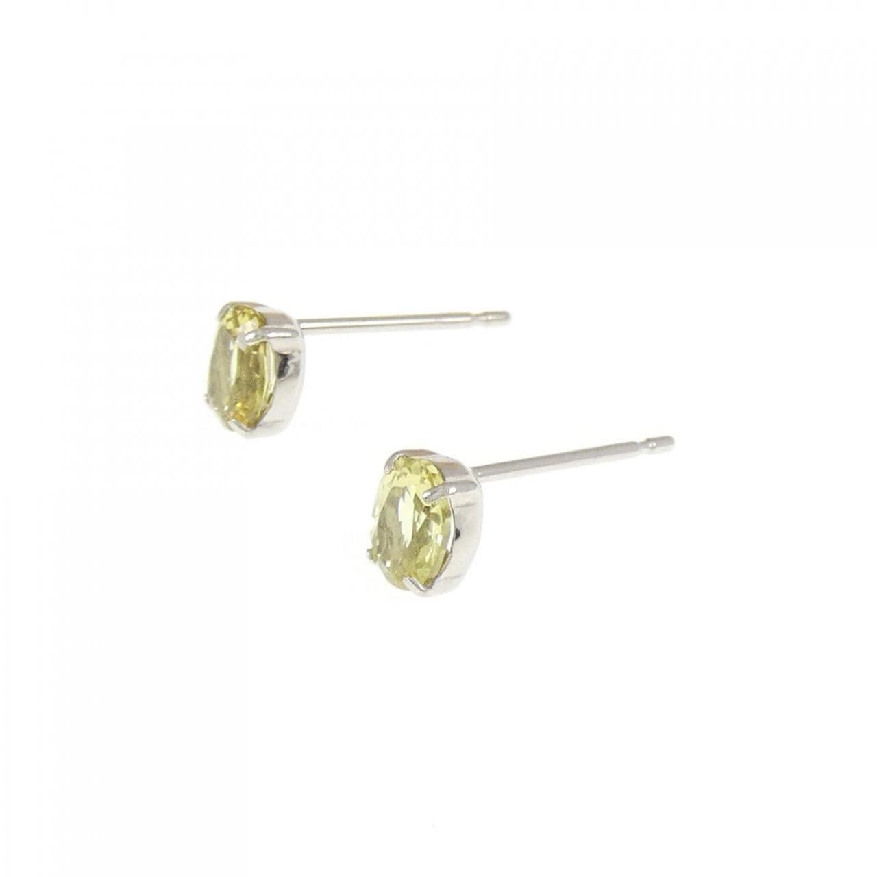 [BRAND NEW] PT Garnet Earrings 0.66CT