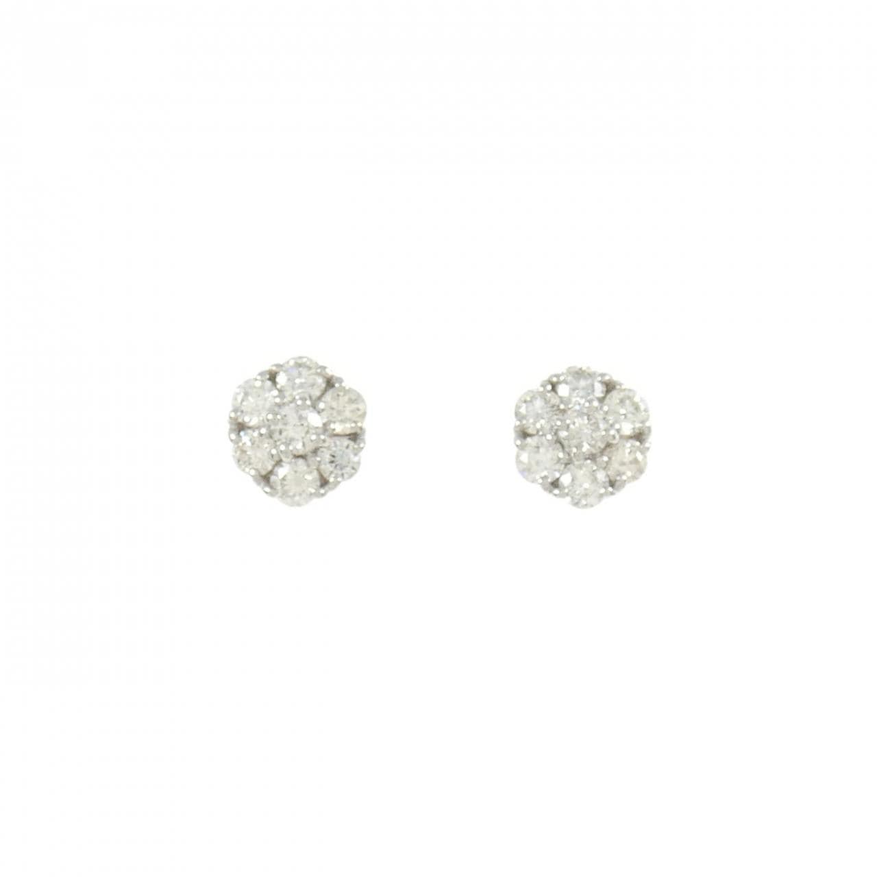 [BRAND NEW] PT Flower Diamond Earrings 0.50CT