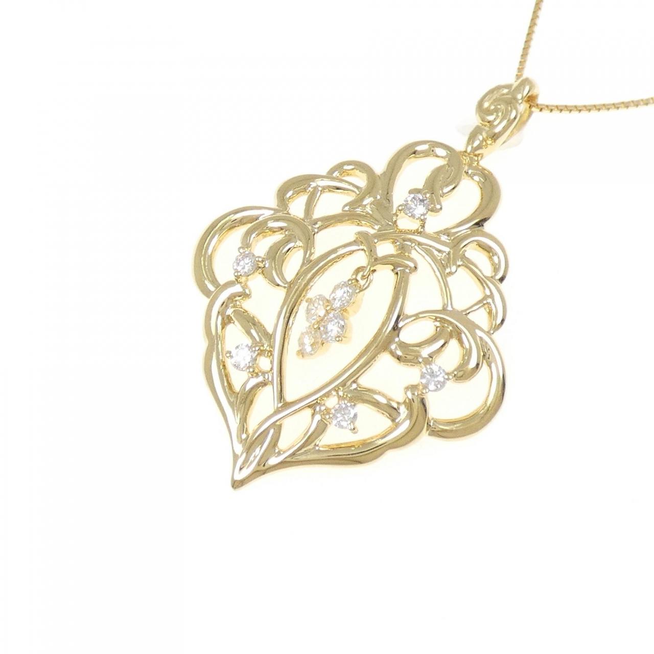 K18YG ダイヤモンド ネックレス 0.50CT