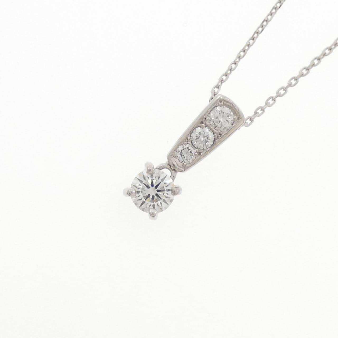 PT900/PT850 ダイヤモンド ネックレス 0.38CT