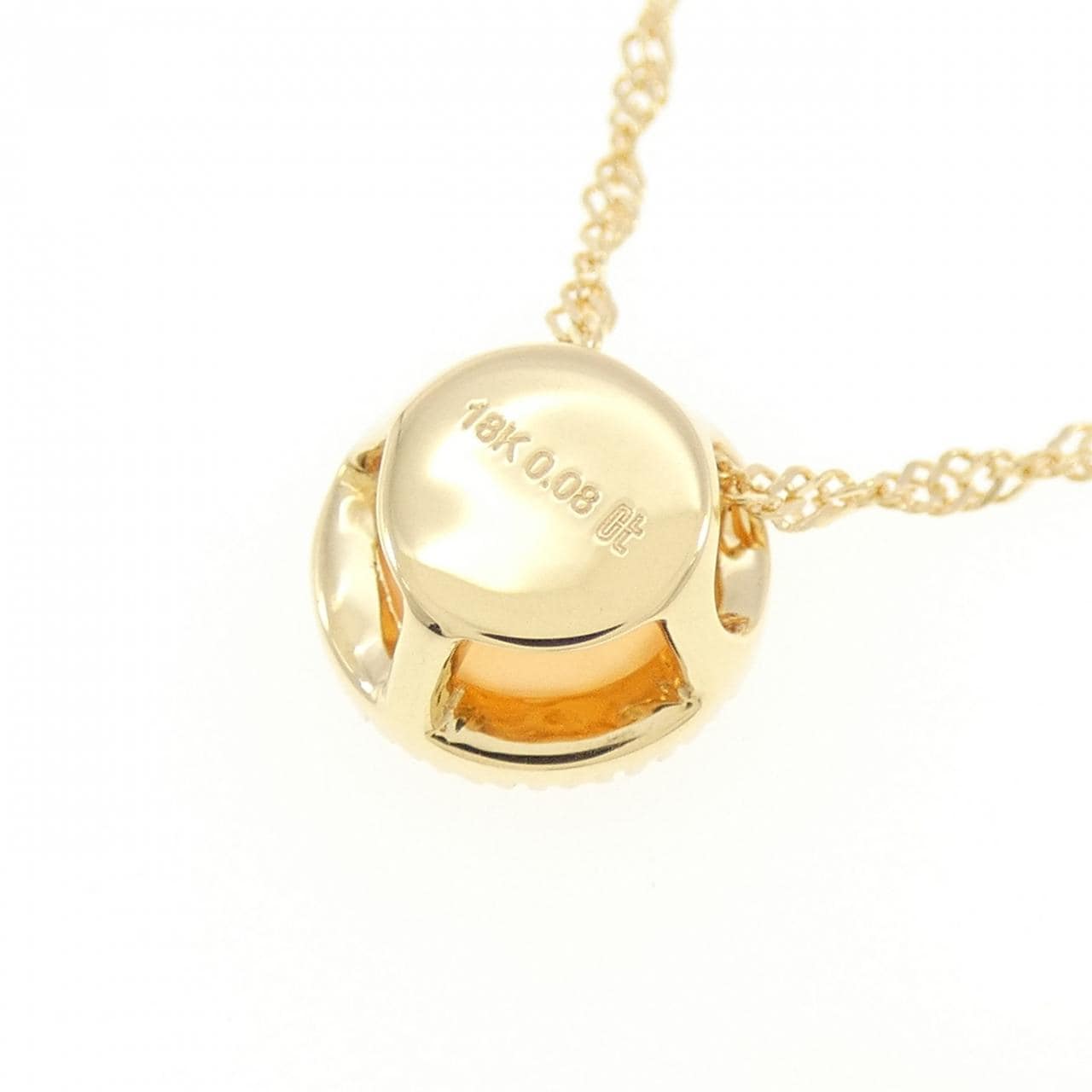 18KYG/K18YG Moonstone Necklace