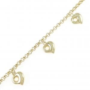 K18YG ハート ブレスレット