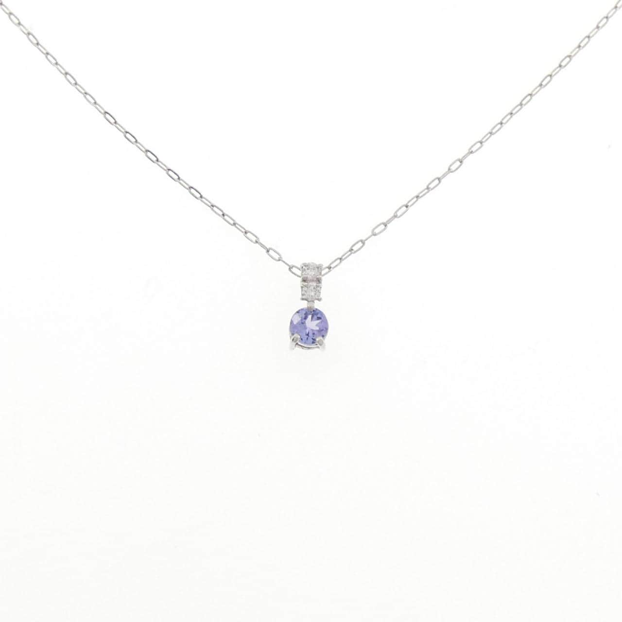 PT900/PT850 タンザナイト ネックレス