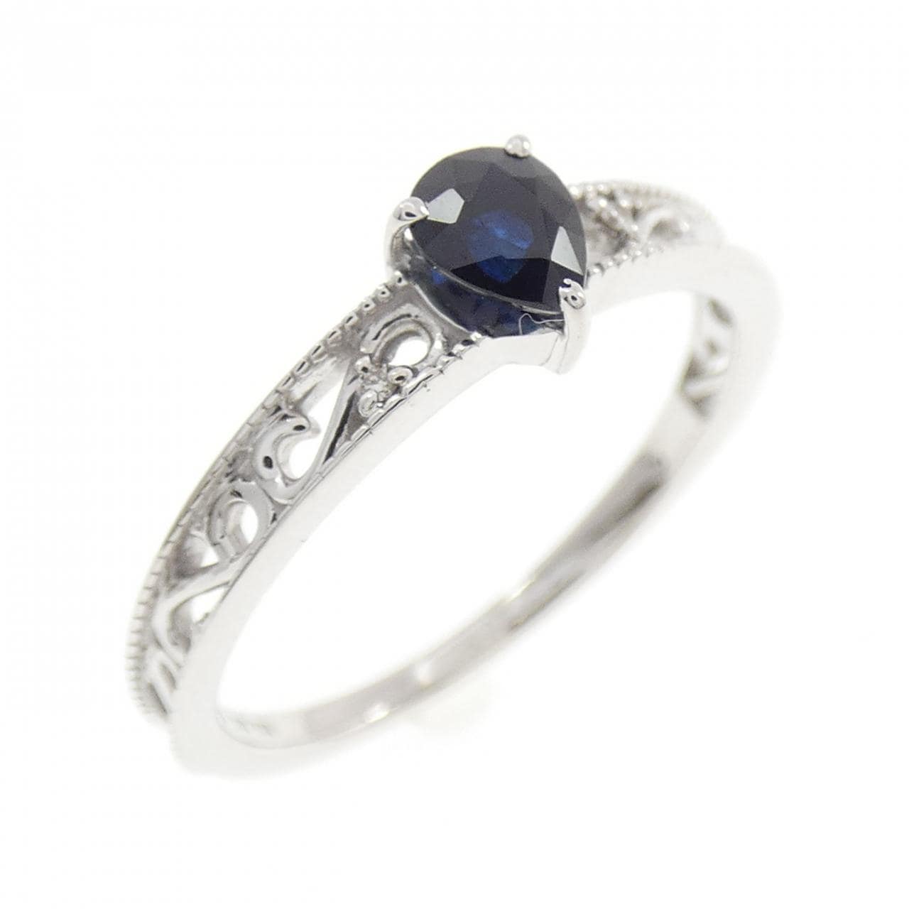 K10WG サファイヤ リング