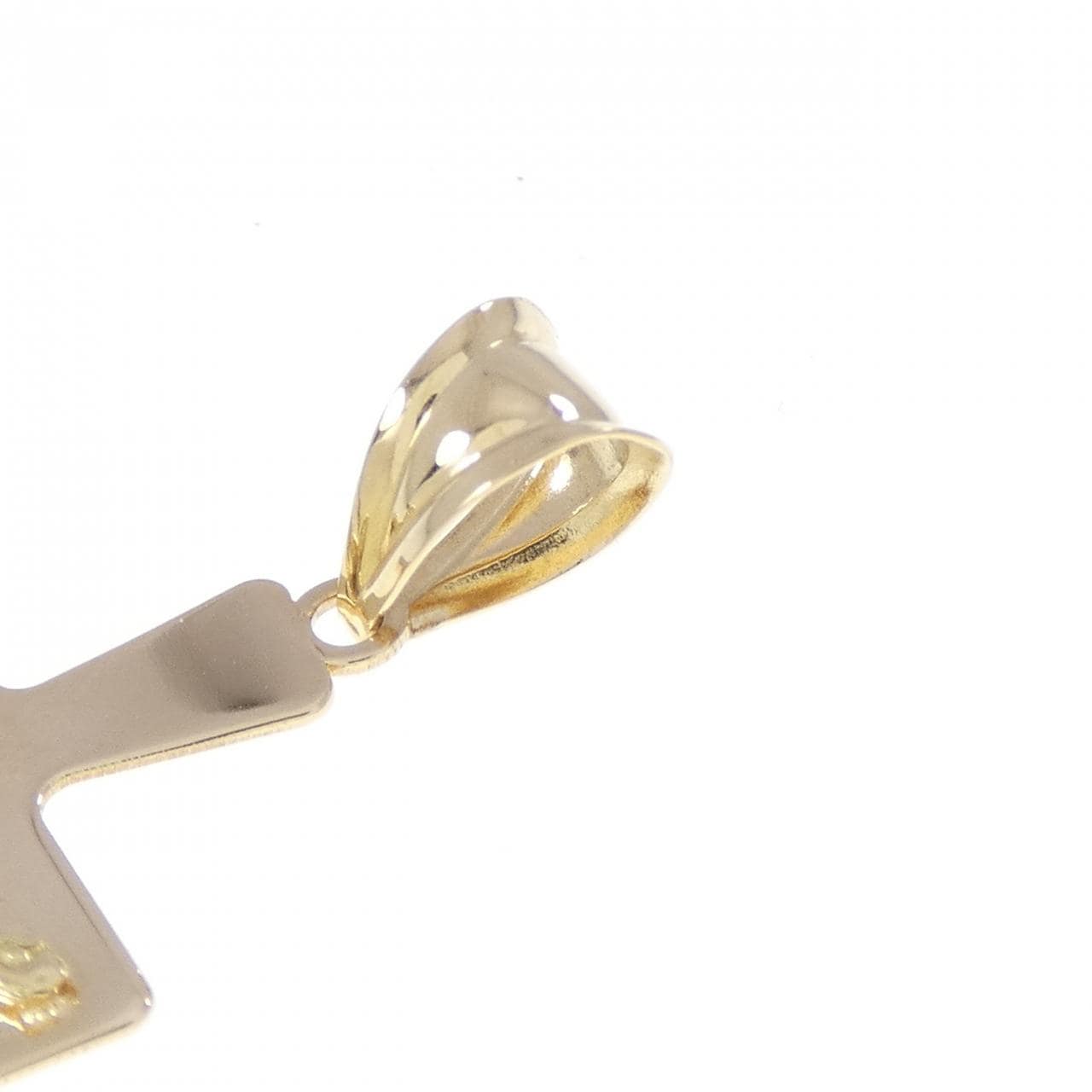 K18YG クロス ペンダント