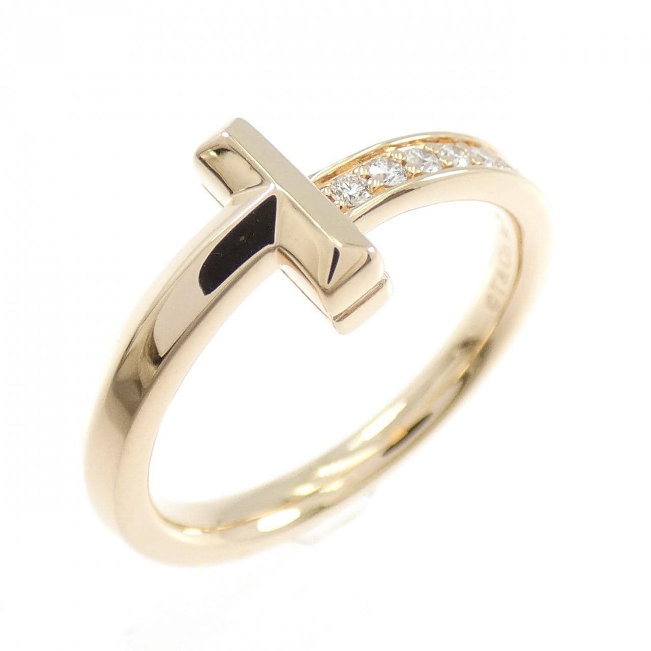 ティファニー Tワン リング 0.08CT