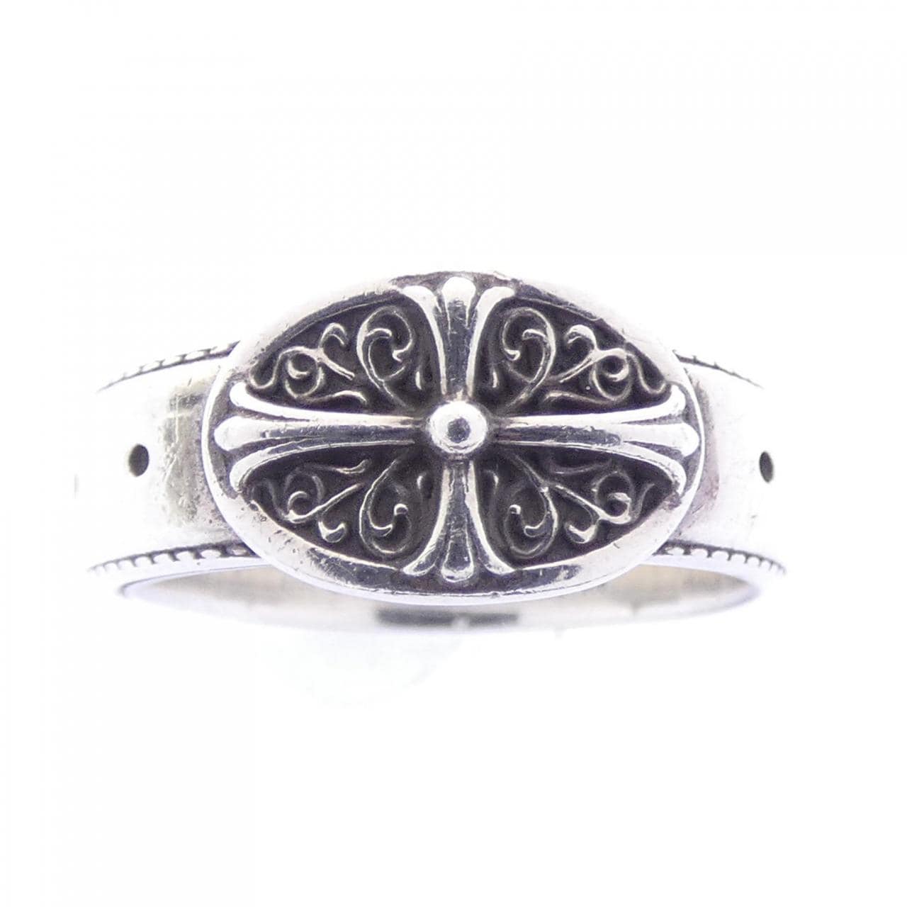 クロムハーツ CHROME HEARTS BELTED OVAL SML 207199602SLV RING