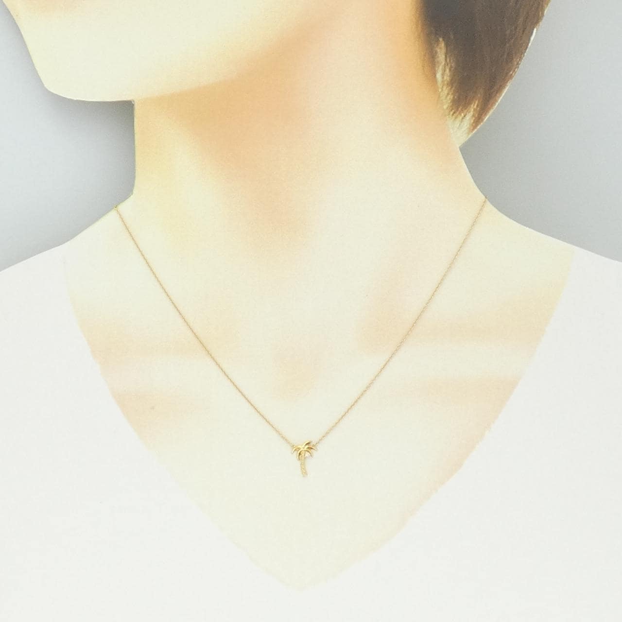 スタージュエリー ダイヤモンド ネックレス 0.01CT