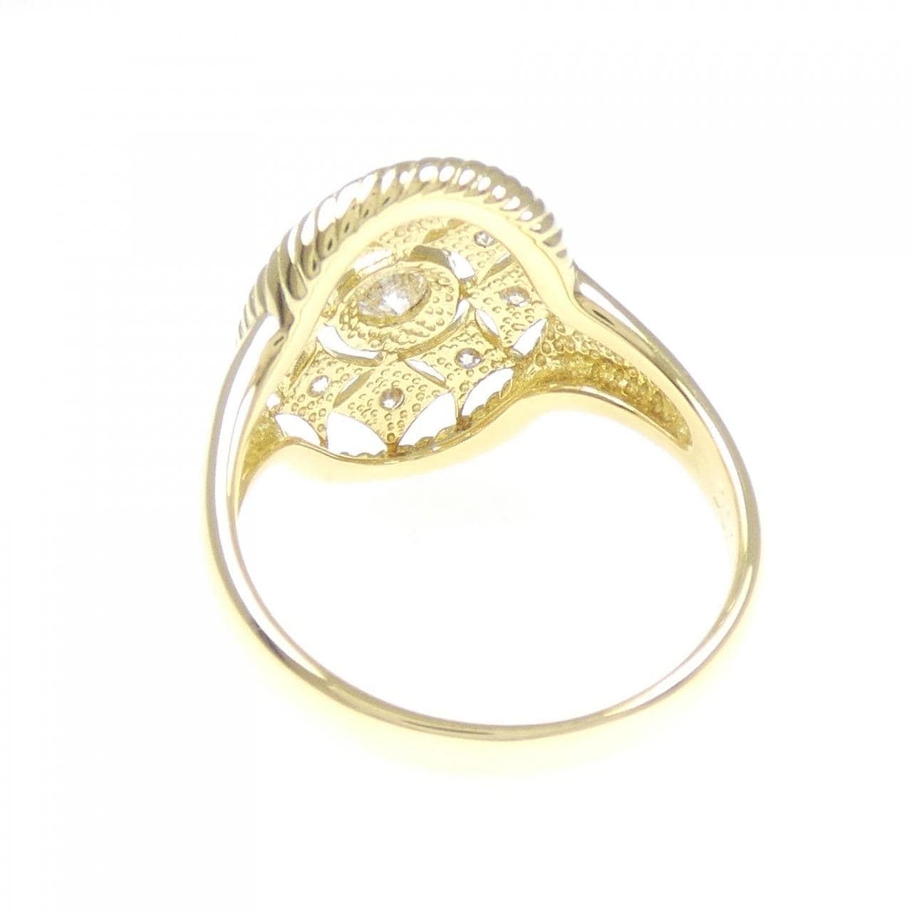 K18YG ダイヤモンド リング 0.21CT