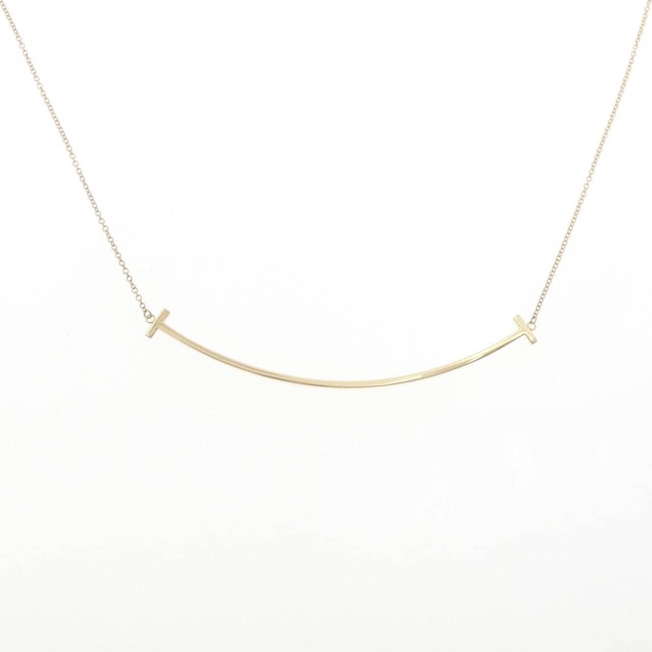 ティファニー Tスマイル ラージ ネックレス