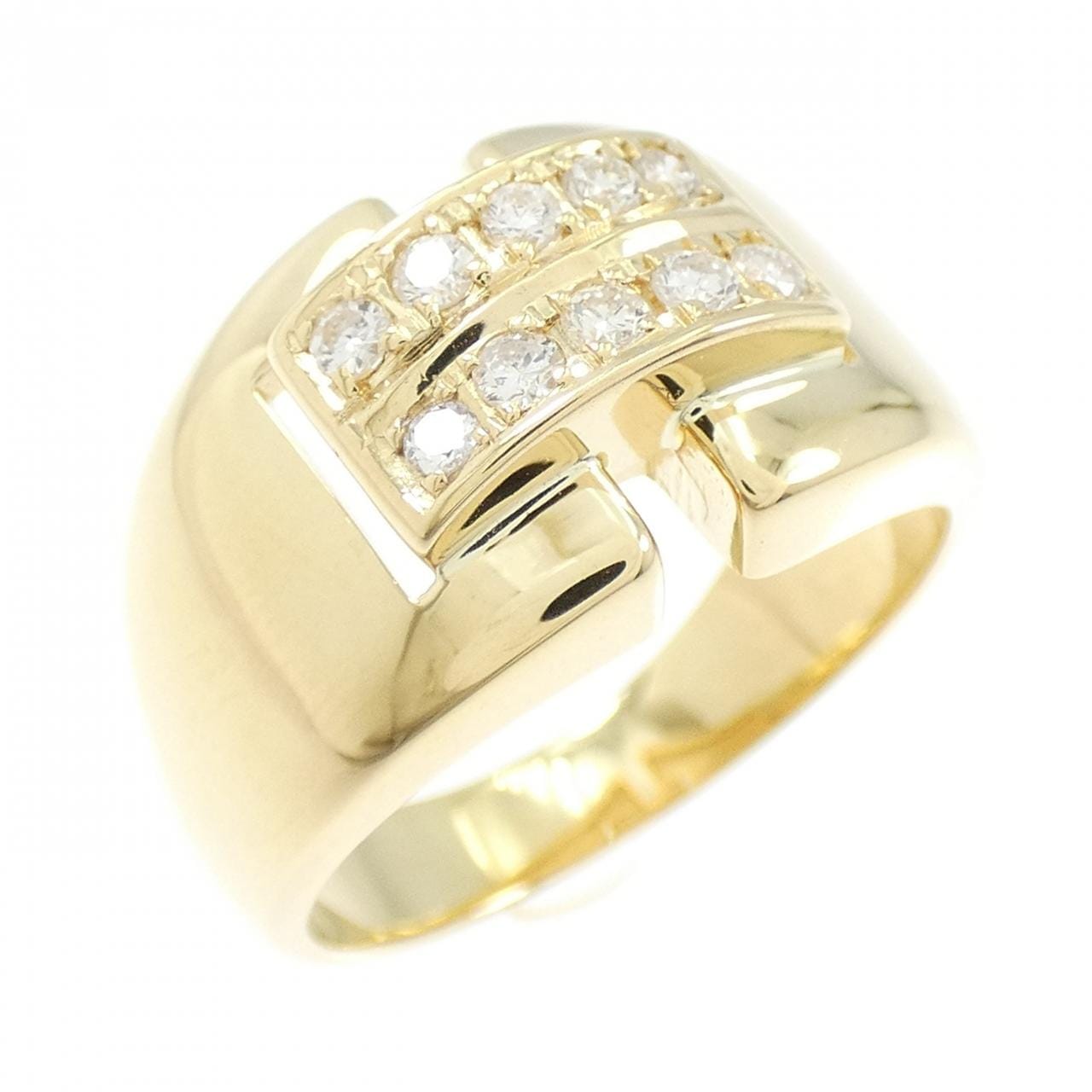 K18YG ダイヤモンド リング 0.20CT