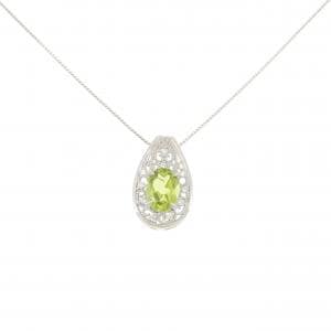 【新品】PT ペリドット ネックレス 1.41CT