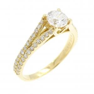 K18YG ダイヤモンド リング 0.507CT