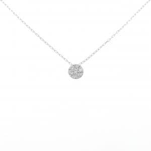 K18WG ダイヤモンド ネックレス 0.20CT